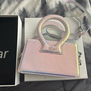 LUAR small iridescent Ana tote